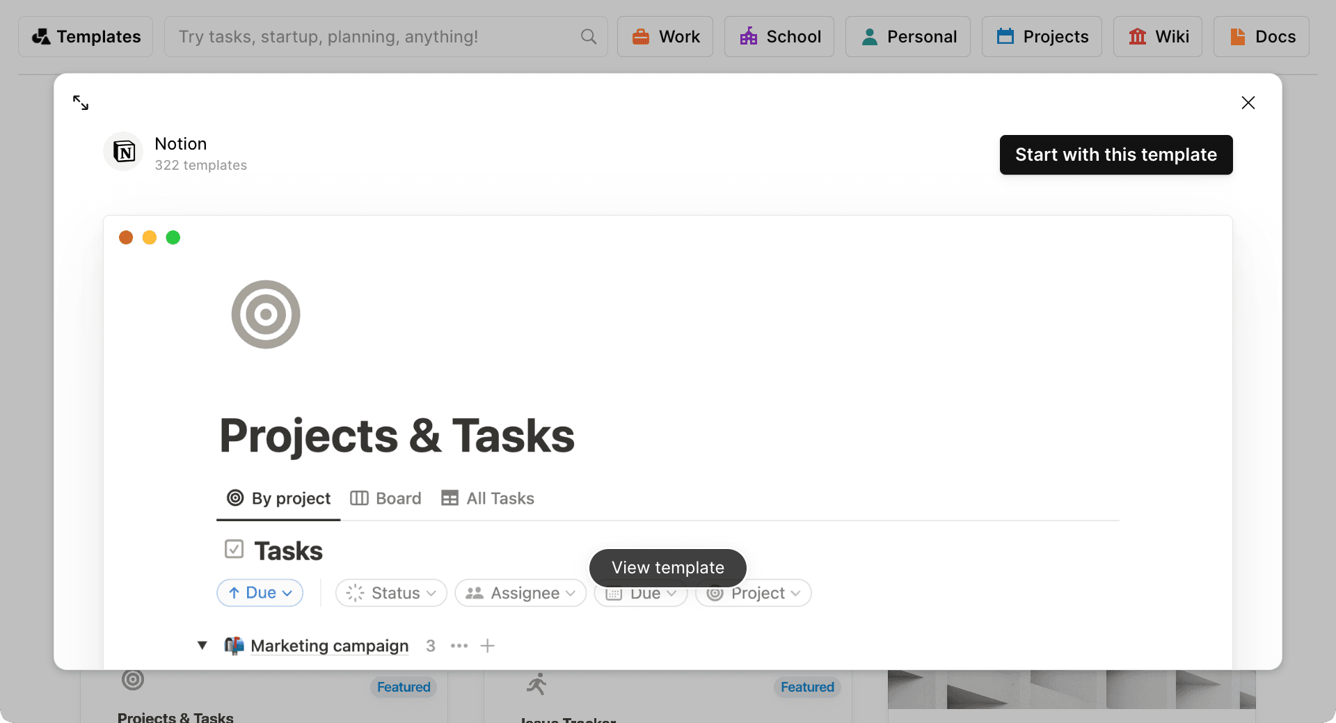 Un modèle prêt à être utilisé.