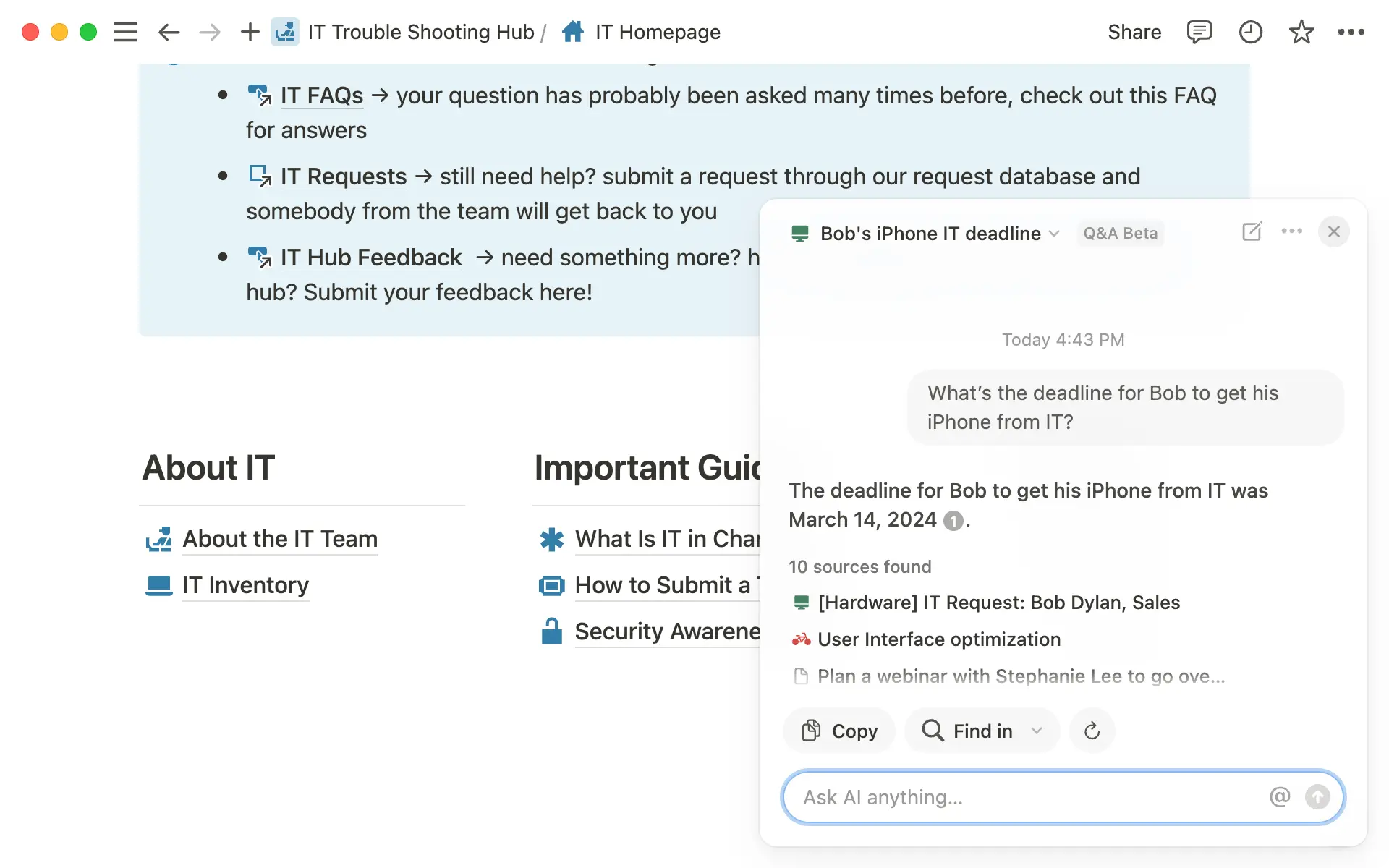 Amplie seu Wiki com monitores de projetos