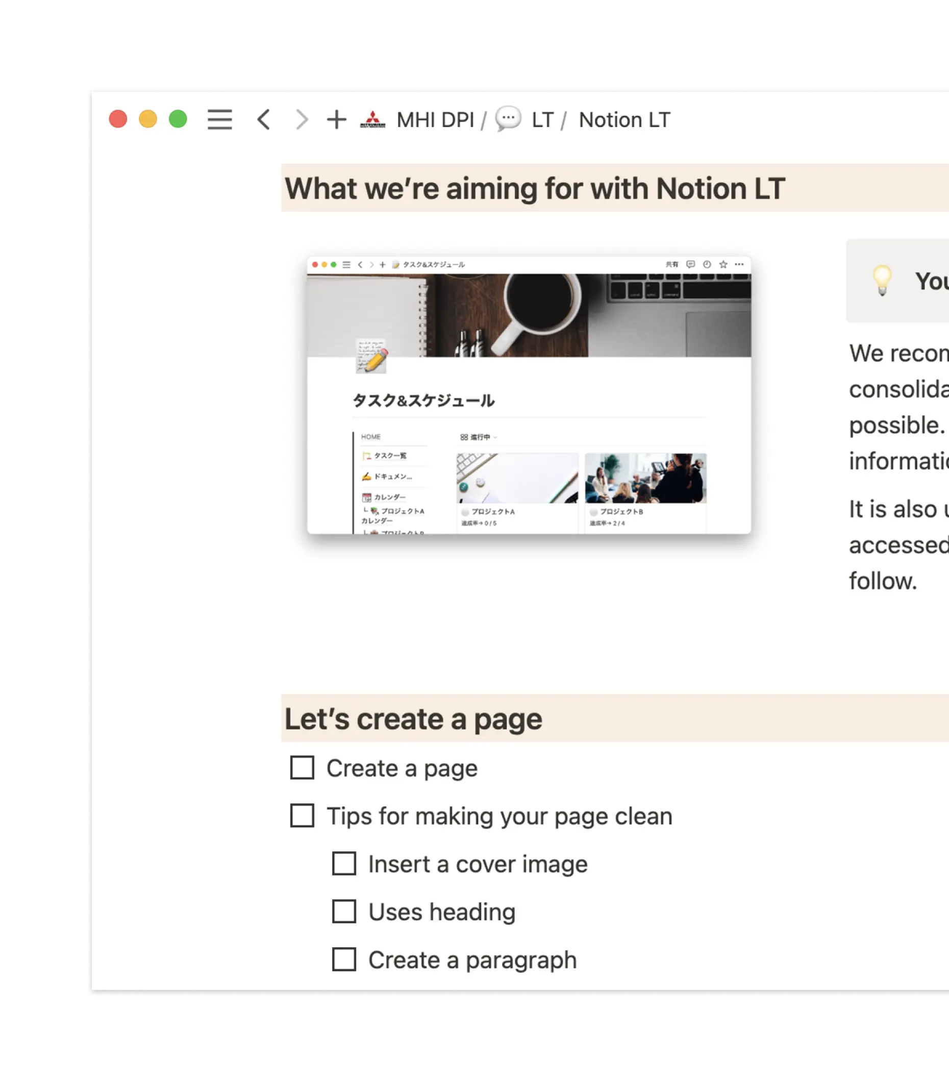 Lightning Talks on Notion were introduced to increase engagement within the department.
