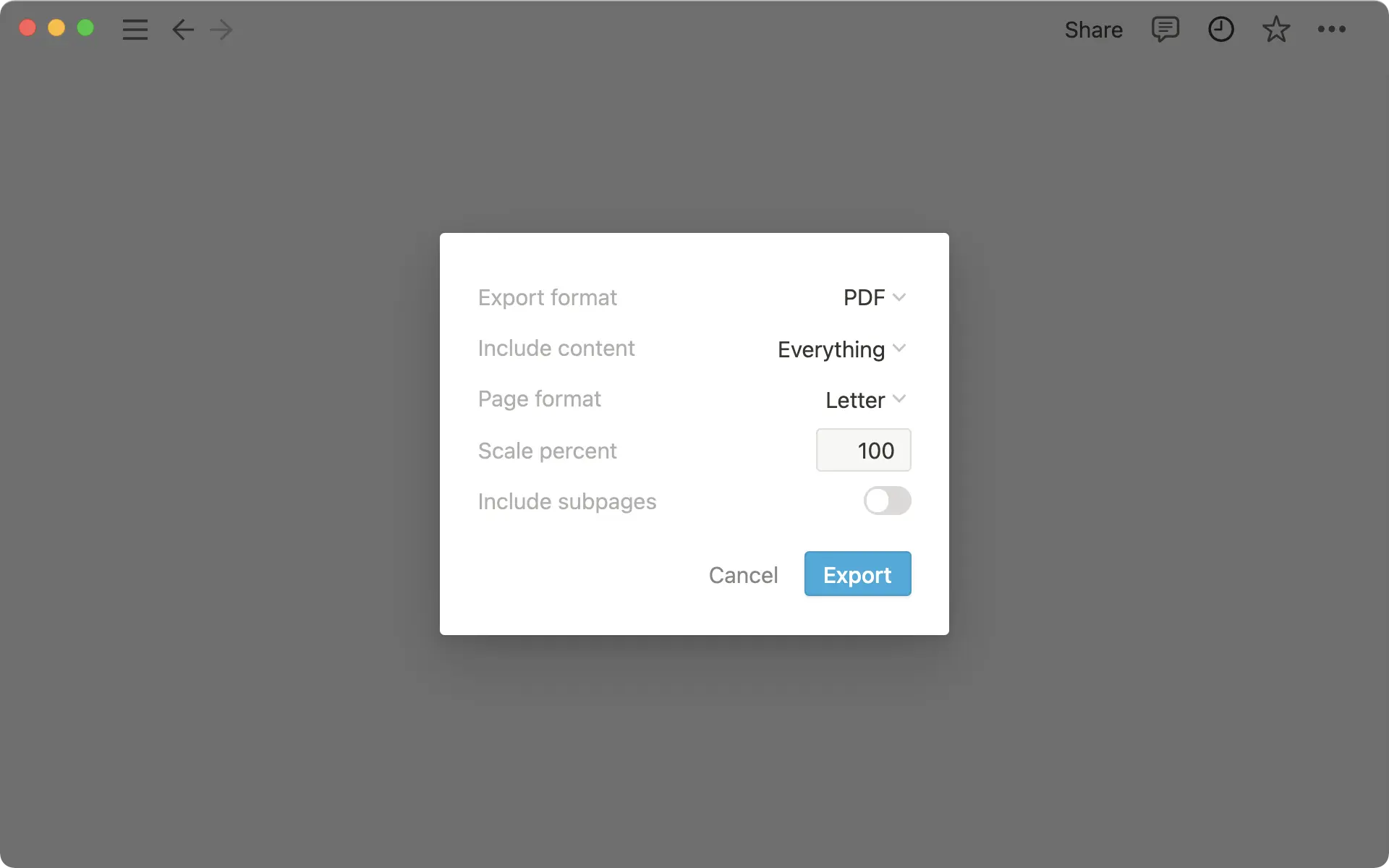 Exporter au format PDF