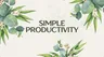 Simple Productivity 的個人檔案照片